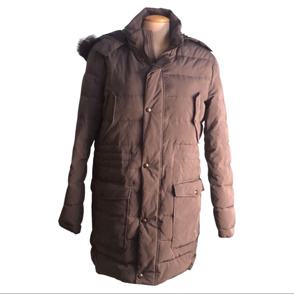 Massimo Dutti Down mid length parka